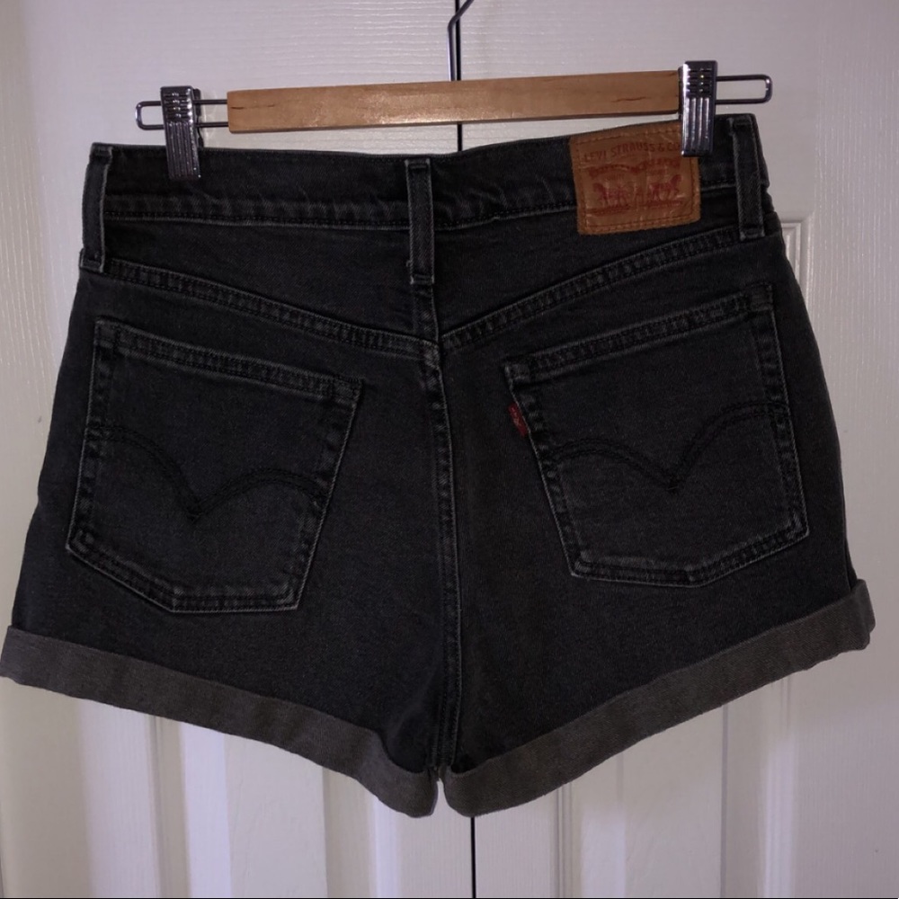 Levi’s Vintage Black Wash Shorts